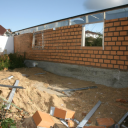 Agrandissement terrasse pour espace de jeu pour enfants Petite-Ile